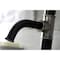 Kingston Brass KSD2824RX Single-Handle Bathroom Faucet with Push Pop-Up, Matte Black/Black Stainless KSD2824RX - alternate 5